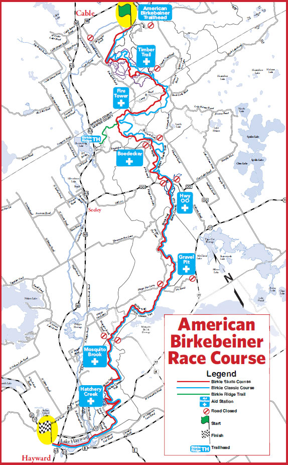 Slumberland American Birkebeiner (Skate 50K, Classic 55K)  American 