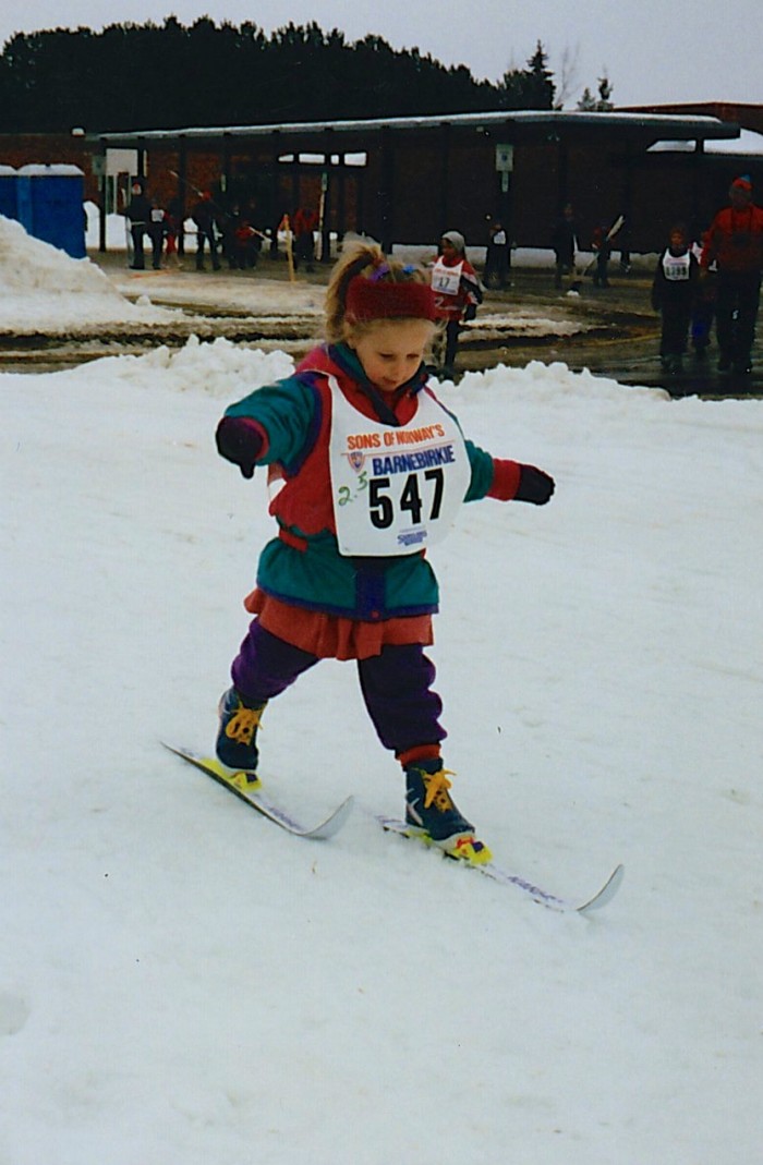 Competing (or rather just participating) in my first Birkie event: The Barnebirkie!