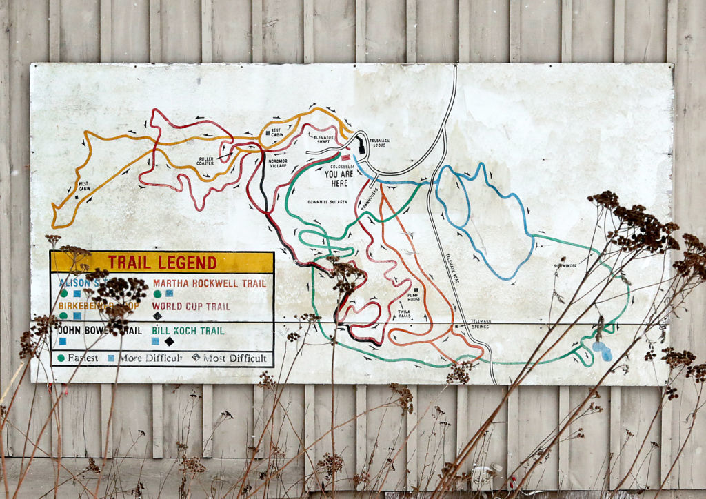 Telemark Trail Map