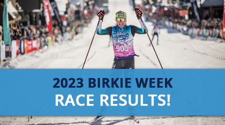 2023 Birkie Week Race Results!