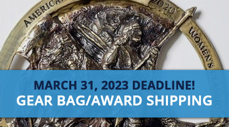 Gear Bag/Awards Shipping - March 31, 2023 Deadline