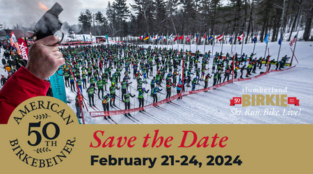 50th American Birkebeiner - Save the Date - February 21-24, 2024